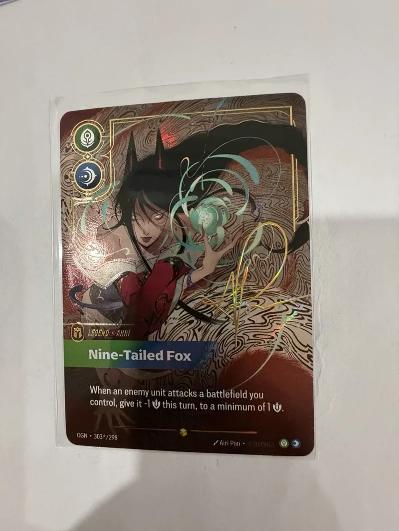Ahri — Riftbound trading card